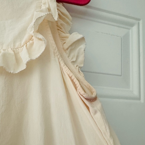Kate Spade Cream Ruffle Sleeveless Top - Picture 7 of 9